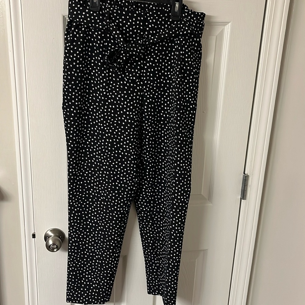 Straight Leg Polka Dot pants